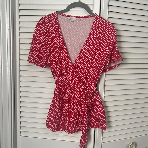 Boden Cassia Jersey Wrap Top - Picture 2 of 6